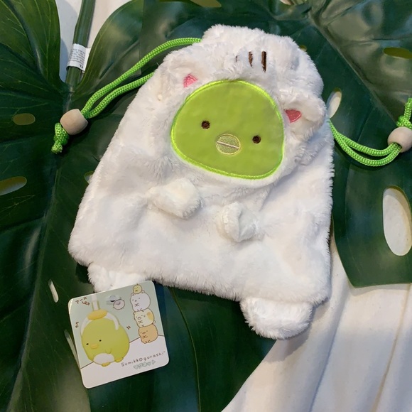 Cat Penguin? Drawstring Pouch • Sumikko Gurashi - Picture 2 of 12
